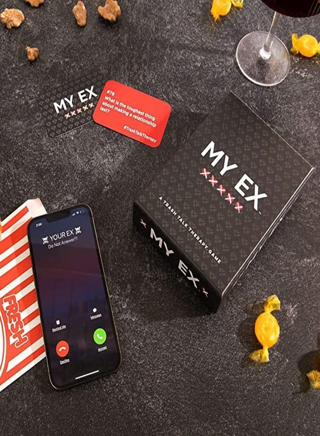 DSS Games My Ex [A Deck of Conversation Starters] - to Trash Talk Your Ex at Girls Night. Share Relatable Stories of Relationships Gone Wrong - Image 5